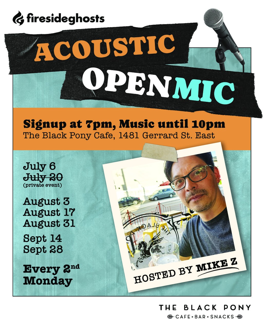 Acoustic Open Mic — August 3, 2026