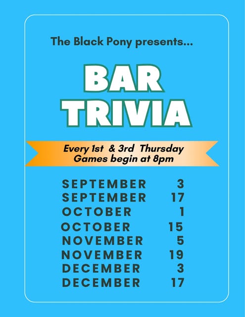 Bar Trivia — October 1, 2026