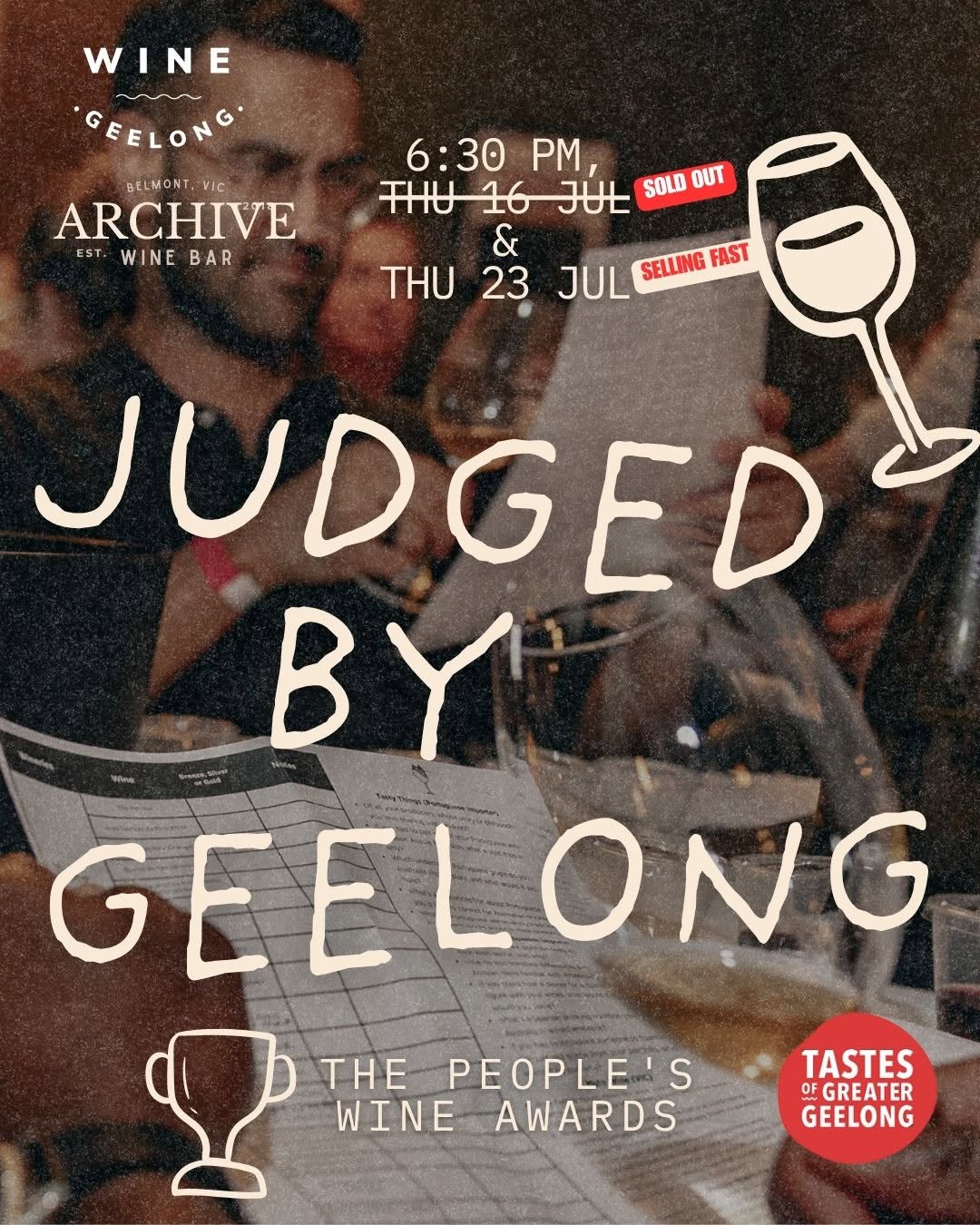 Judged by Geelong: The People's Wine Awards — Session 1