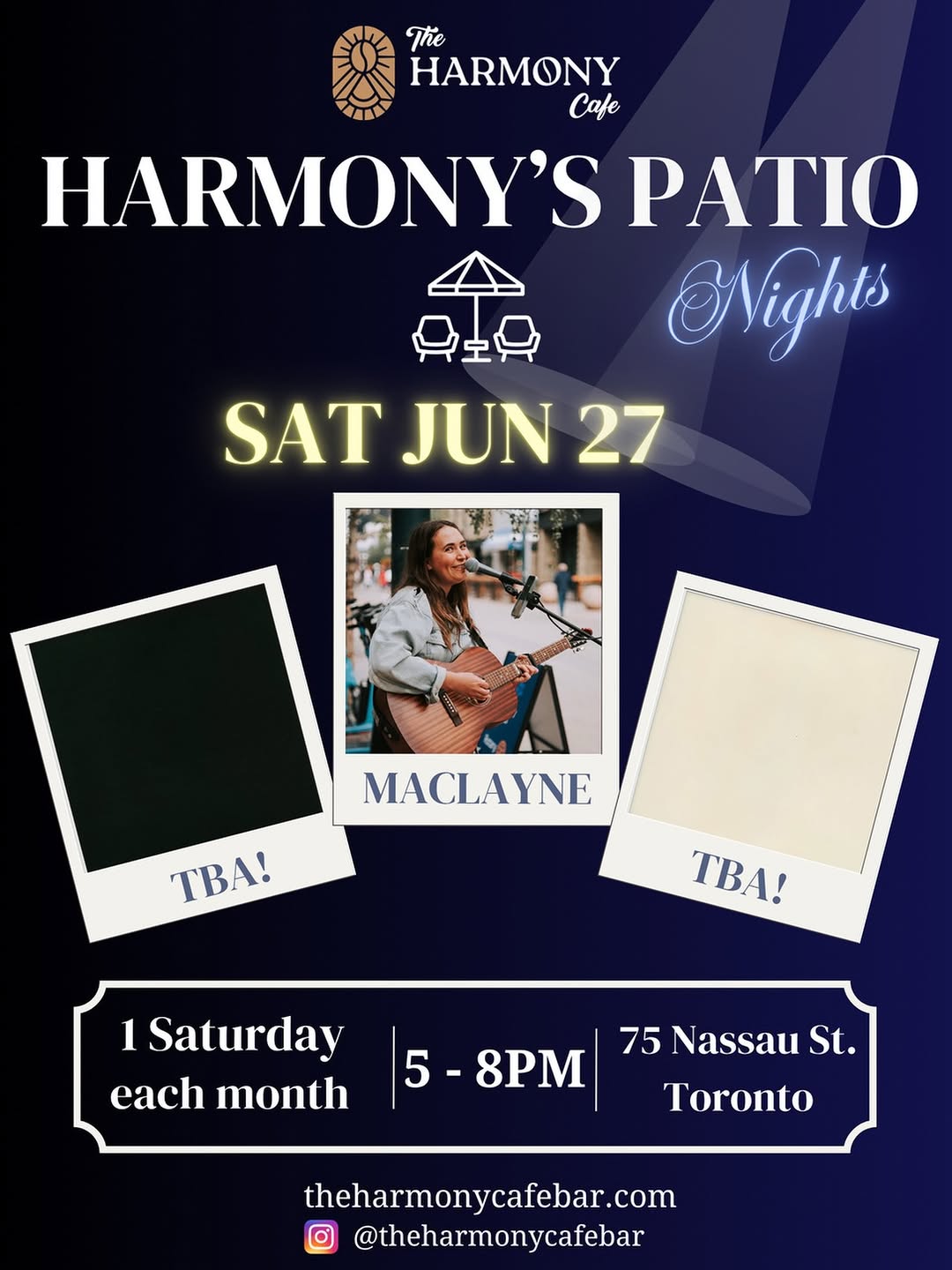 Harmony's Patio Nights — Maclayne
