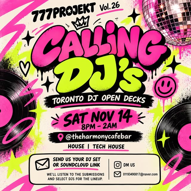 777PROJEKT Vol.26: DJ Open Decks Night