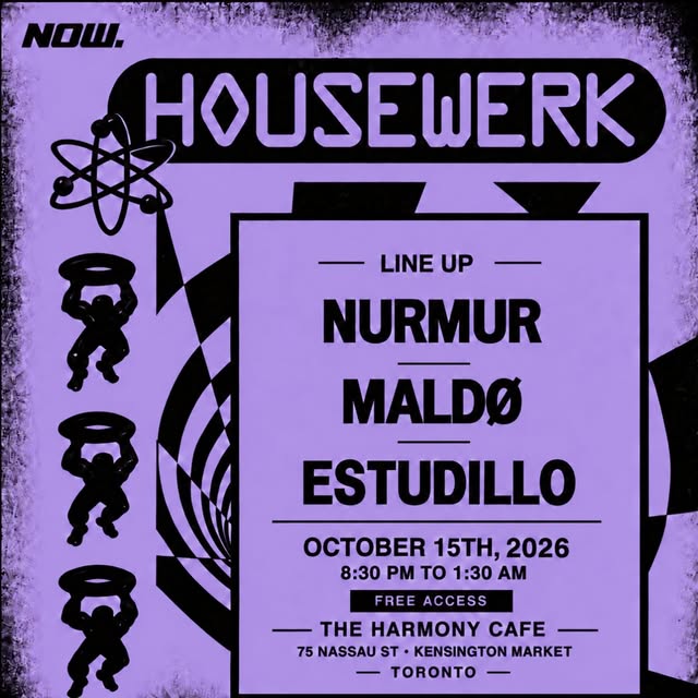 Housewerk Night with Nurmur, Maldø, Estudillo
