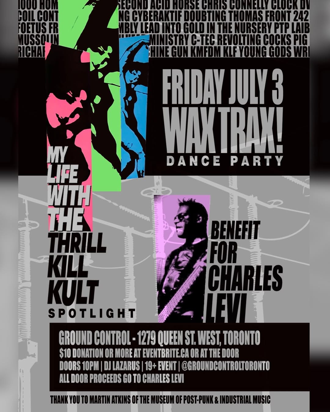 Wax Trax! Dance Party – Thrill Kill Kult Spotlight