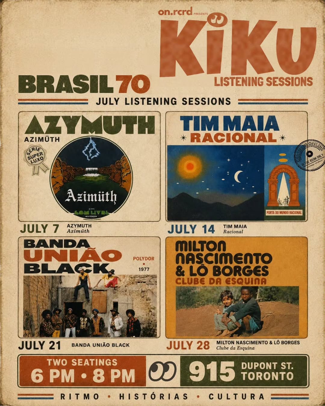Milton Nascimento & Lô Borges Clube da Esquina Listening Session