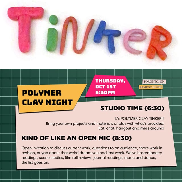 Polymer Clay Tinker: Studio Time