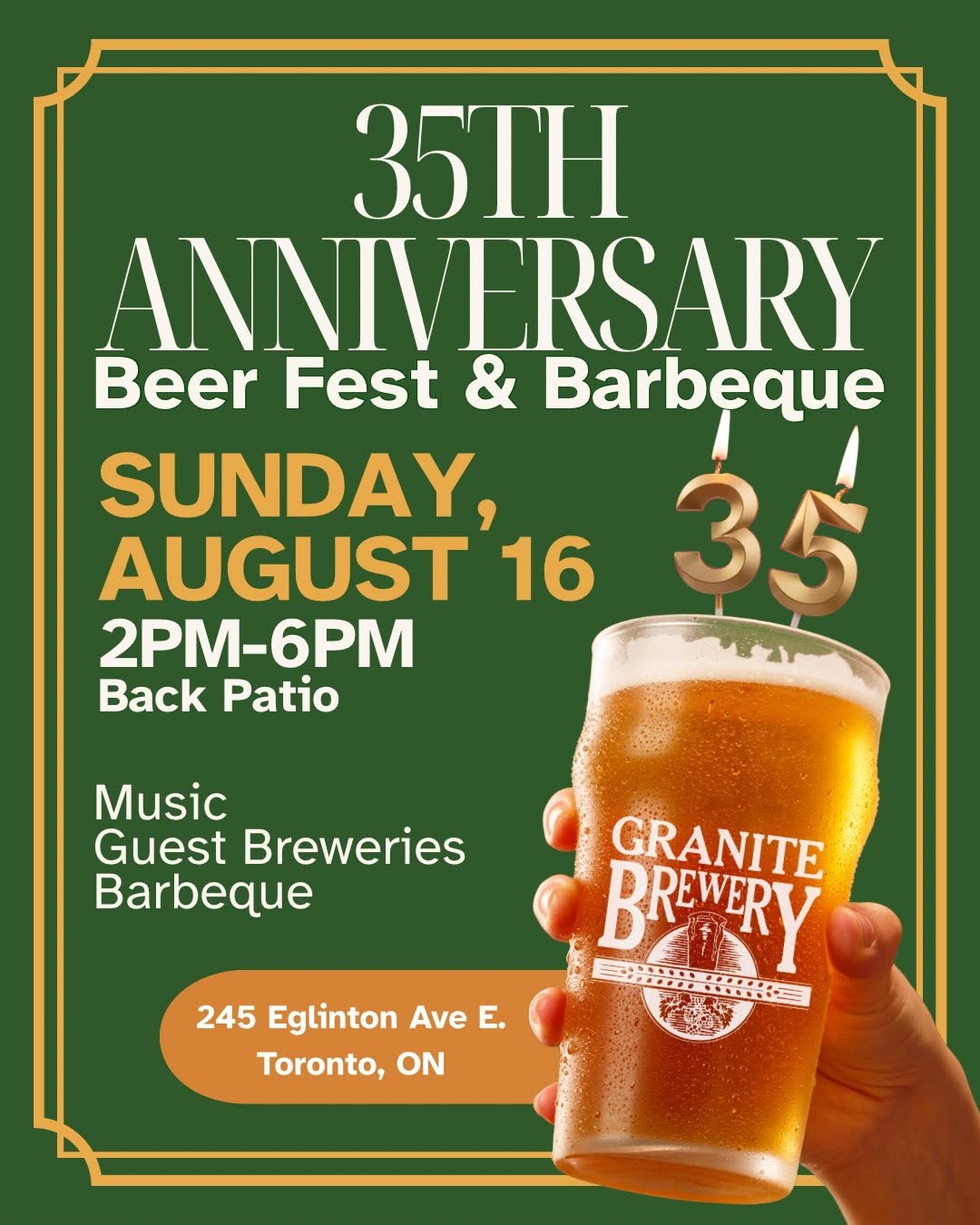 35th Anniversary Beer Fest & Barbeque