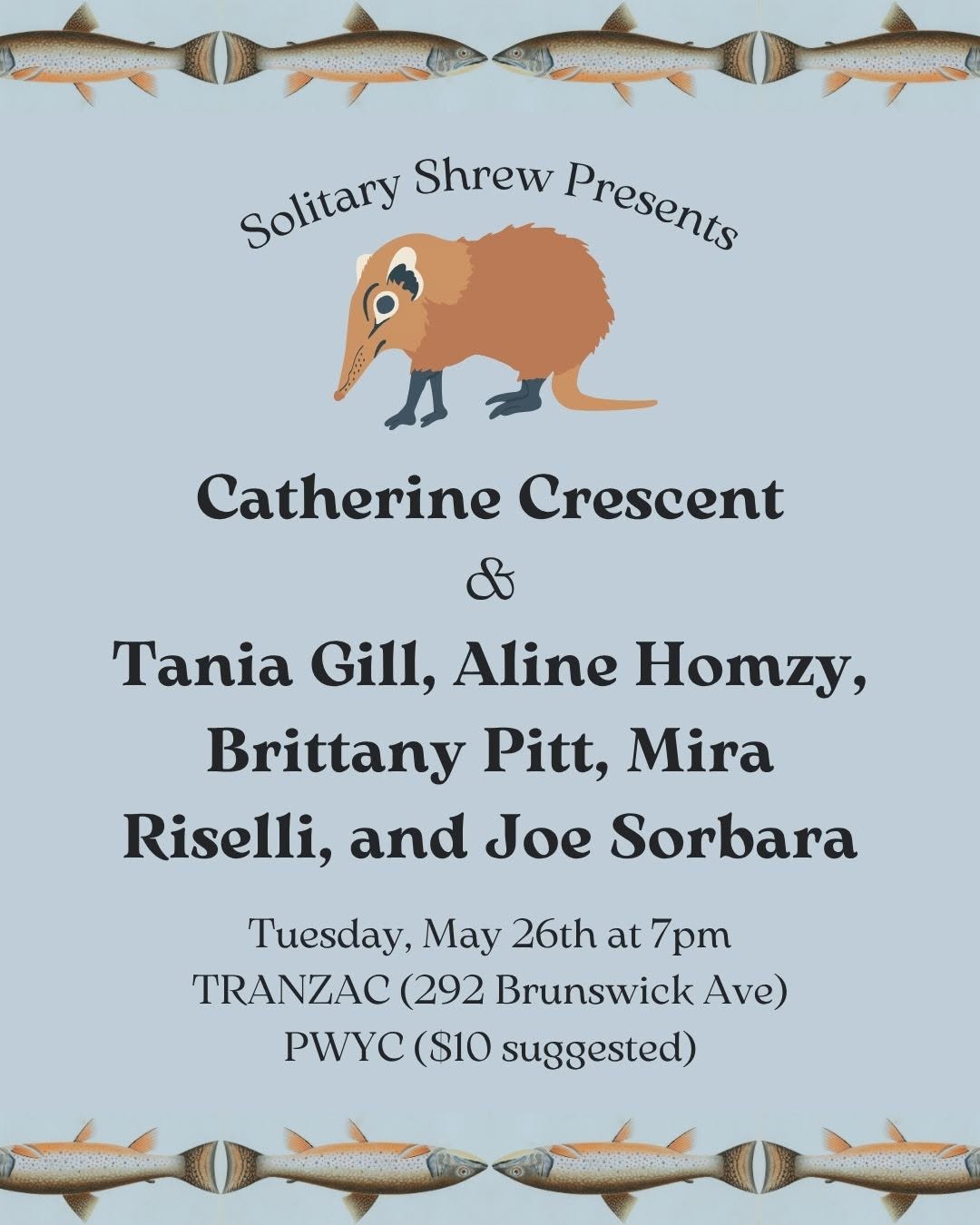 Solitary Shrew Presents: Catherine Crescent & Friends