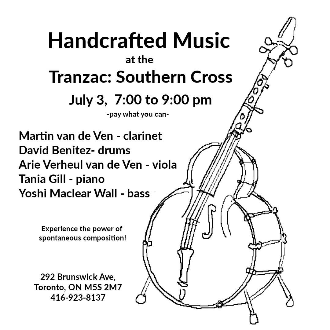 Handcrafted Music at the Tranzac Club
