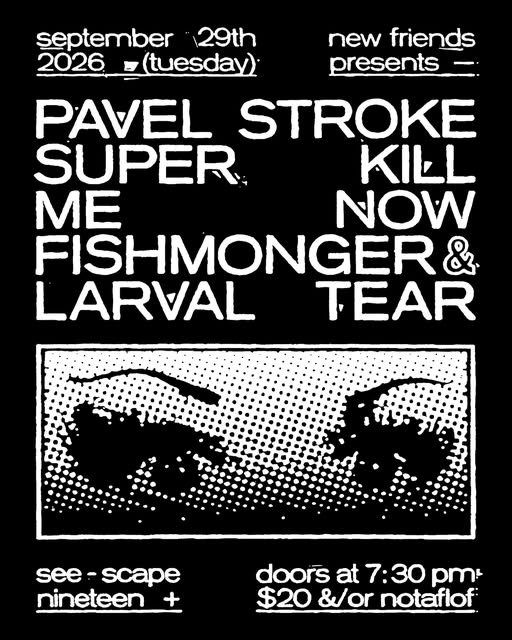 Pavel Stroke, Fishmonger, Super Kill Me Now & Larval Tear at See-Scape