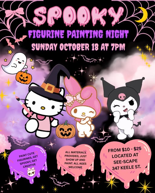 Spooky Figurine Painting Night