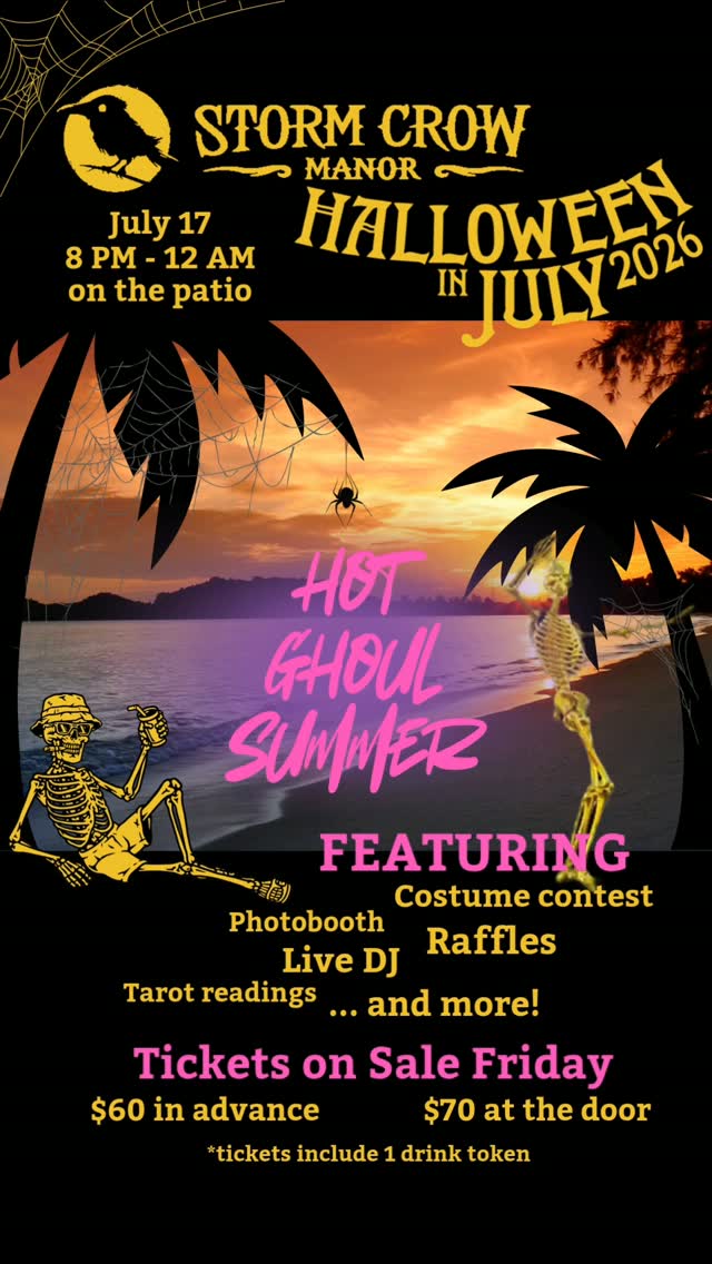 Halloween in July Patio Party