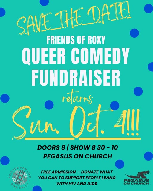Friends of Roxy Queer Comedy Fundraiser — Oct 4, 2026