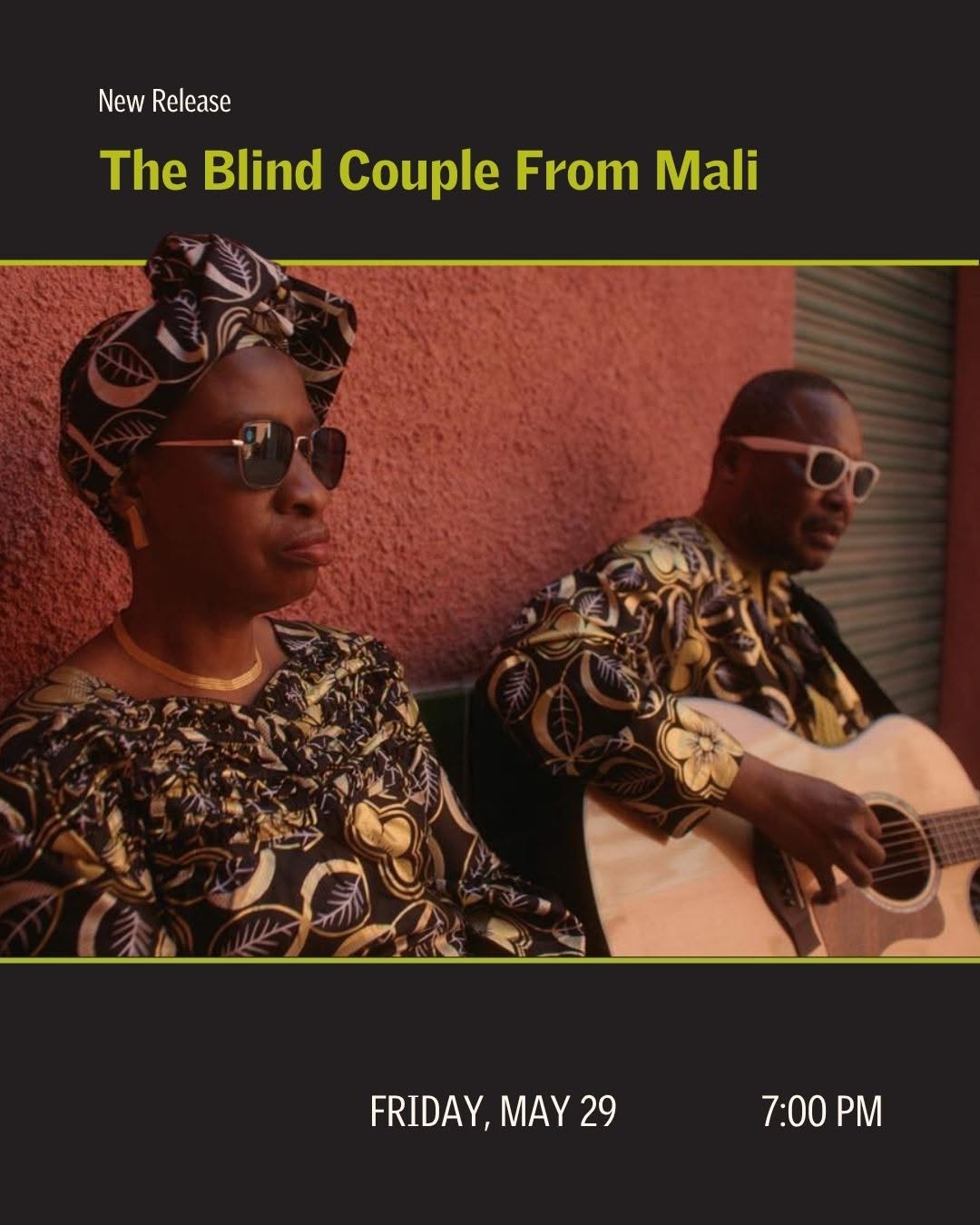 The Blind Couple From Mali Screening and Discussion