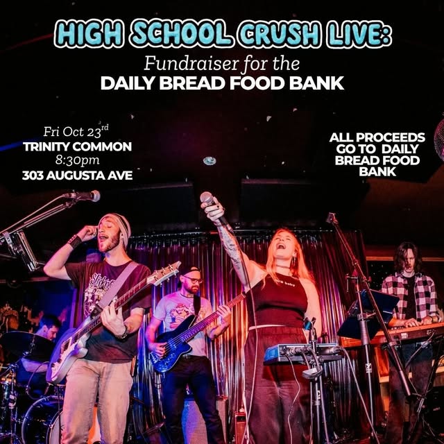 High School Crush Live: Fundraiser for the Daily Bread Food Bank
