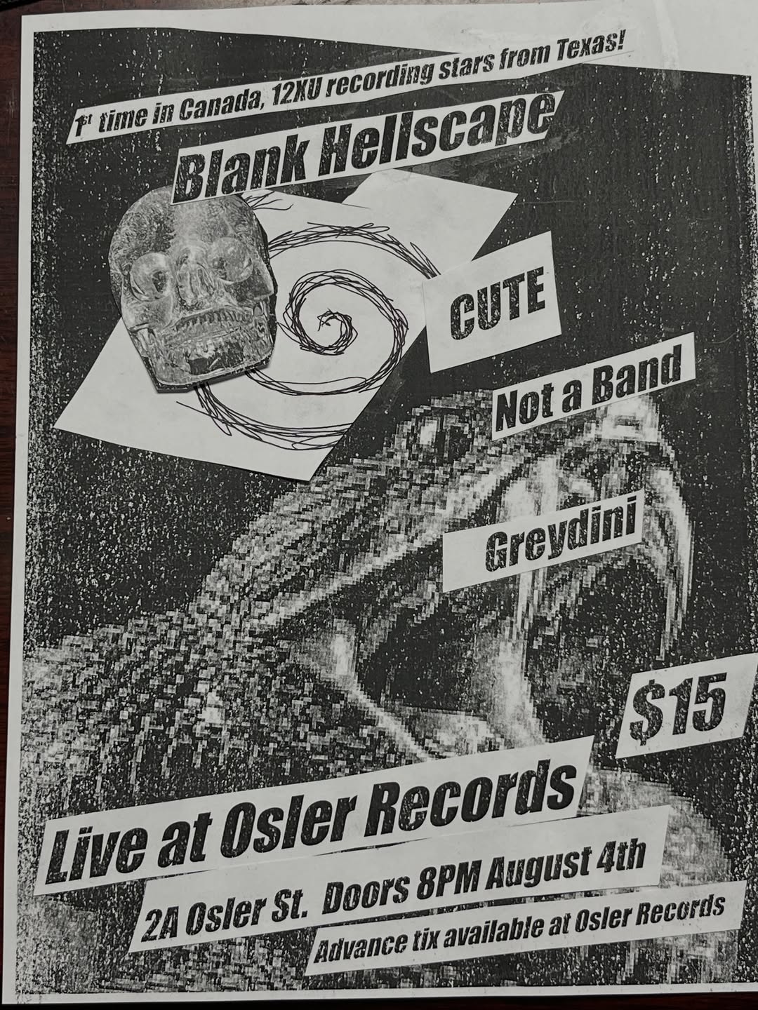 Live at Osler Records – 1st Canada Show (12xurecs, Blank Hellscape, Aw That’s Cute A Band, Still Not A Band, Greydini)