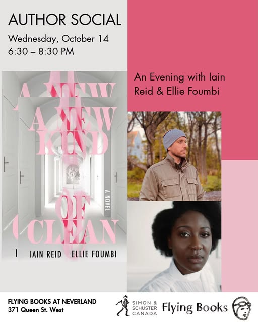 Author Social with Iain Reid & Ellie Foumbi
