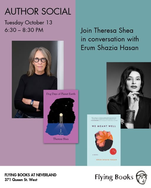 Author Social with Theresa Shea & Erum Shazia Hasan