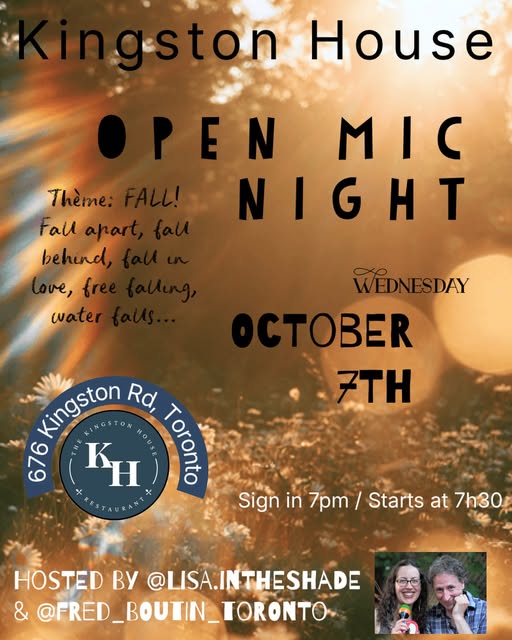 Open Mic Night at Kingston House
