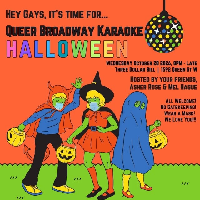 Queer Broadway Karaoke: Halloween Edition