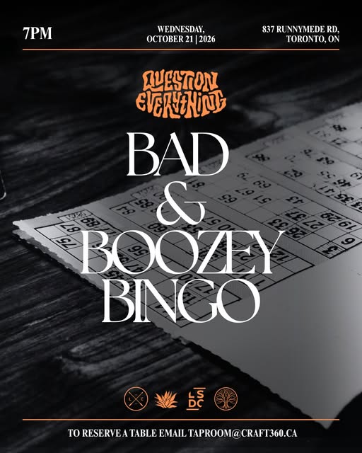 Bad & Boozy Bingo