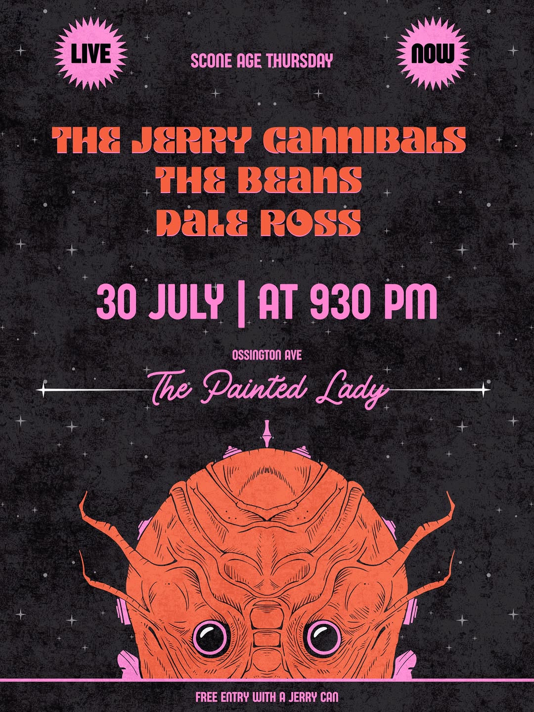 The Jerry Cannibals with The Beans Online and Dale Ross